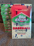 2025 Topps Chrome Platinum Baseball Hobby Box -Lot of 10